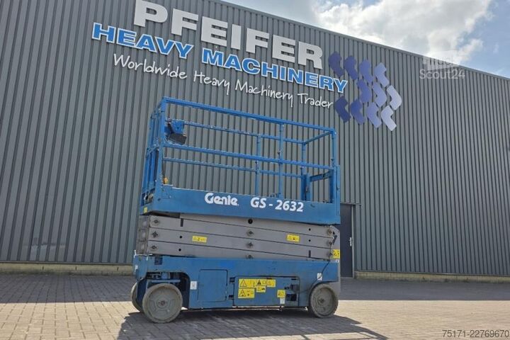 Pont élévateur à ciseaux Genie GS2632 Electric, 10m Working Height, 227kg Capacit