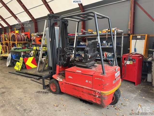 Περονοφόρο όχημα Linde E16 EL Truck w/extensions.