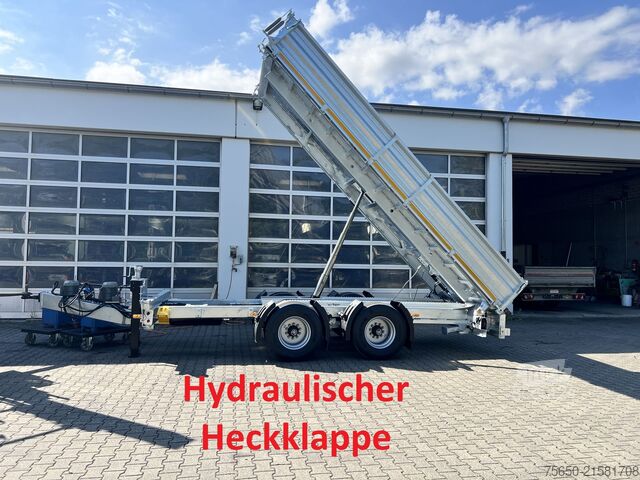 Rimorchio ribaltabile Möslein TTD 19 B  19 t Tandemkipper- Tieflader hydraulischer Klappe Breitbereifung