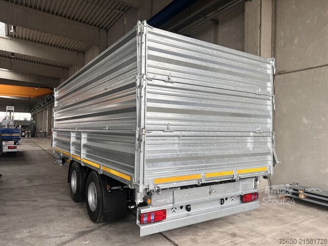 Kippanhänger Möslein TTD 19 AB  19 t Tandemkipper Tieflader, Breitbereifung 2 x Aufsatzbordwänden-- Neufahrzeug --