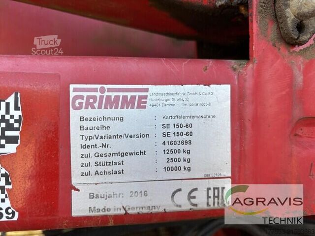 Potato technology Grimme SE 150-60 UB