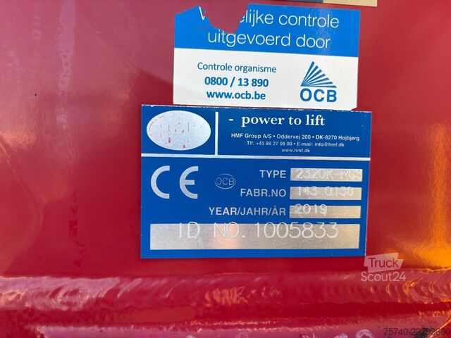 Kanca kol sistemi Renault C440 + HMF 2320 K3-- 3X EXT. + REMOTE + HAAKARM...