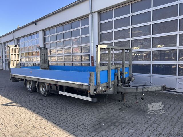 Dieplader oplegger Humbaur HBTZ 136224 TA-BS  13,6 t Tandemtieflader