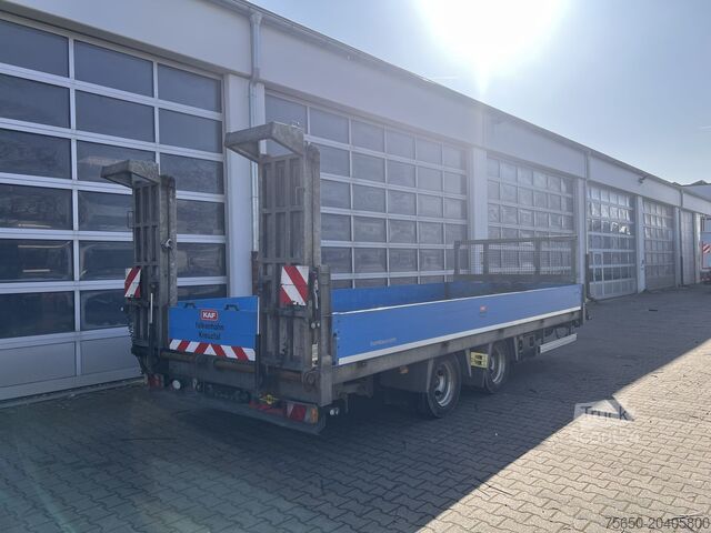 Dieplader oplegger Humbaur HBTZ 136224 TA-BS  13,6 t Tandemtieflader