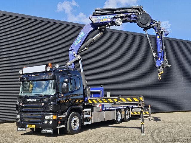 Camion-grue Scania P380 6x2*4 / EFFER 47 tm + JIB / DUTCH TRUCK