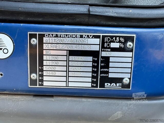  DAF LF 220 + EURO 6 + LIFT  + 6 CYL + 12T