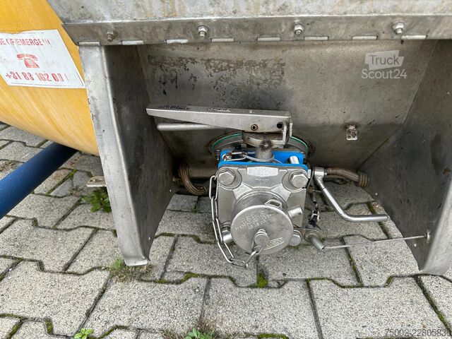 Conteneur-citerne Van Hool 34.600L / 1-comp. + baffles / 20FT swapbody / U...