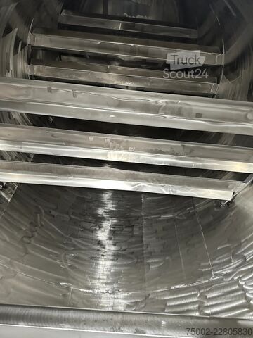 Conteneur-citerne Van Hool 34.600L / 1-comp. + baffles / 20FT swapbody / U...