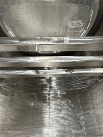Conteneur-citerne Van Hool 34.600L / 1-comp. + baffles / 20FT swapbody / U...