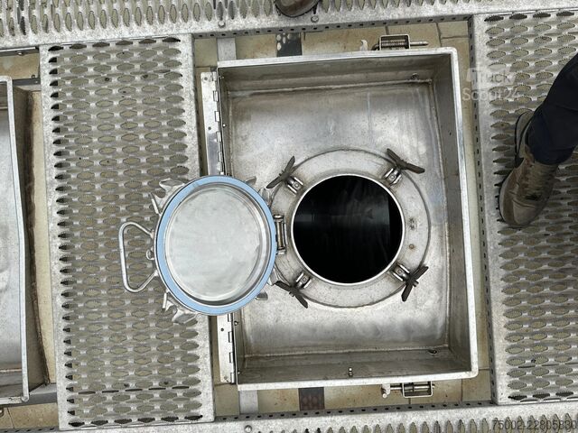 Conteneur-citerne Van Hool 34.600L / 1-comp. + baffles / 20FT swapbody / U...