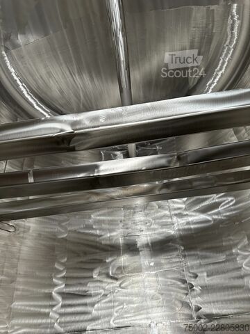Conteneur-citerne Van Hool 34.600L / 1-comp. + baffles / 20FT swapbody / U...