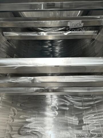 Conteneur-citerne Van Hool 34.600L / 1-comp. + baffles / 20FT swapbody / U...