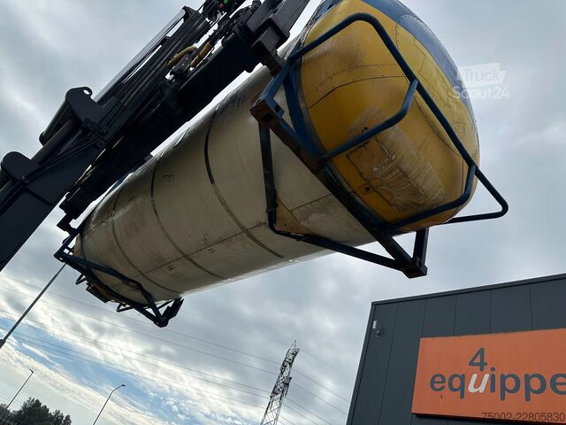 Conteneur-citerne Van Hool 34.600L / 1-comp. + baffles / 20FT swapbody / U...