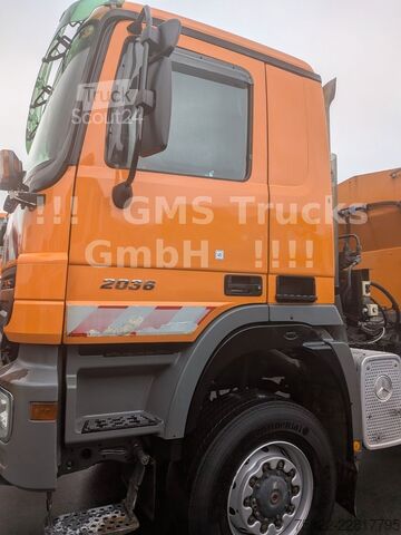 Anden MERCEDES-BENZ Actros 2036 /4X4 ALLRAD /Kipper+Kran+Funk/Winter