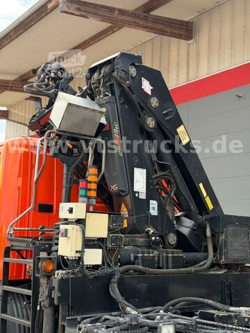 Камион с кука за контейнери SCANIA R 380 HIAB-Ladekran und ARK, Liftachsen 2+4