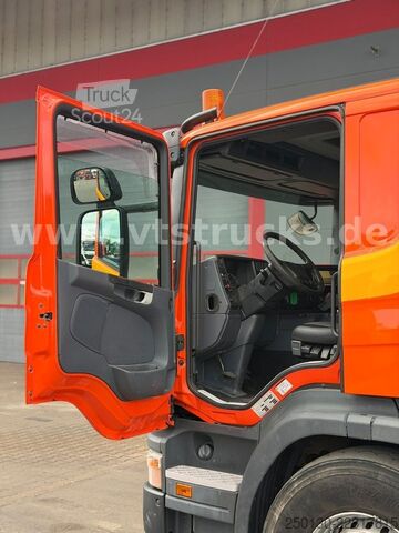 Камион с кука за контейнери SCANIA R 380 HIAB-Ladekran und ARK, Liftachsen 2+4