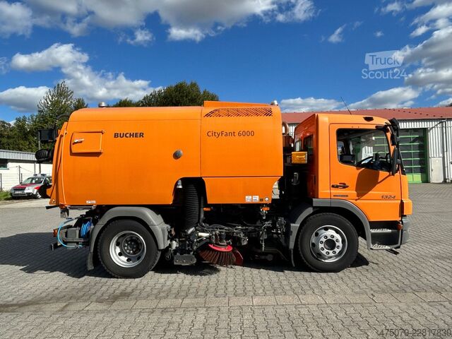 Пътна метачка машина MERCEDES-BENZ Atego 1324 / Bucher CityFant 6000
