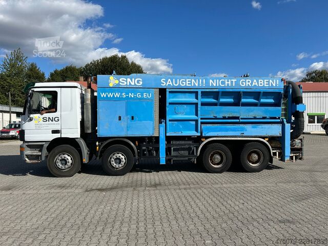 Цистернов камион MERCEDES-BENZ Actros 4140 / Saugbagger RSP32-7 / 2 x Turbine