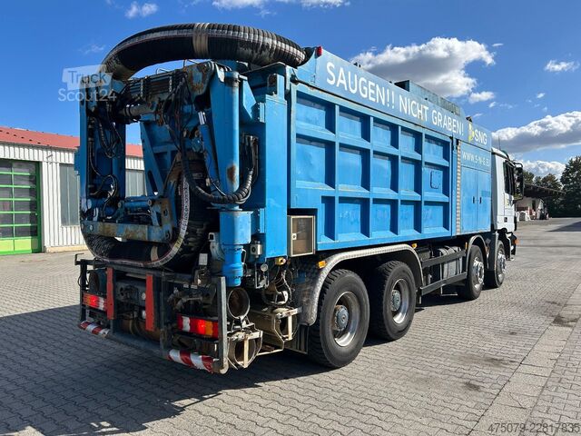 Цистернов камион MERCEDES-BENZ Actros 4140 / Saugbagger RSP32-7 / 2 x Turbine
