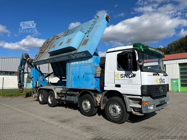 Цистернов камион MERCEDES-BENZ Actros 4140 / Saugbagger RSP32-7 / 2 x Turbine