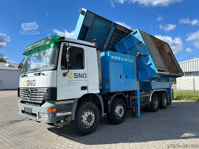 Цистернов камион MERCEDES-BENZ Actros 4140 / Saugbagger RSP32-7 / 2 x Turbine