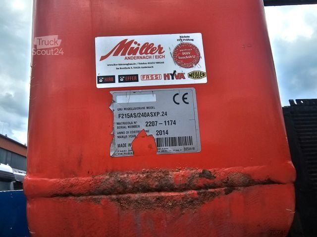 Gru montata su autocarro MERCEDES-BENZ Antos 2551 * FASSI KRAN 20M * ACC * KLIMA