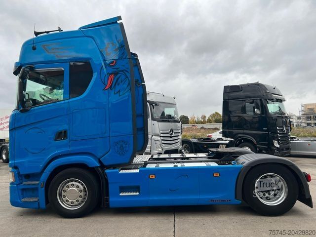 Стандартен влекач SCANIA S450 * 2X TANK * STANDKLIMA * ACC