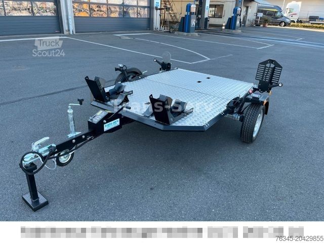 Przyczepa motocyklowa LORRIES MT-2 Motorrad Anhänger Absenkbar Faltbar