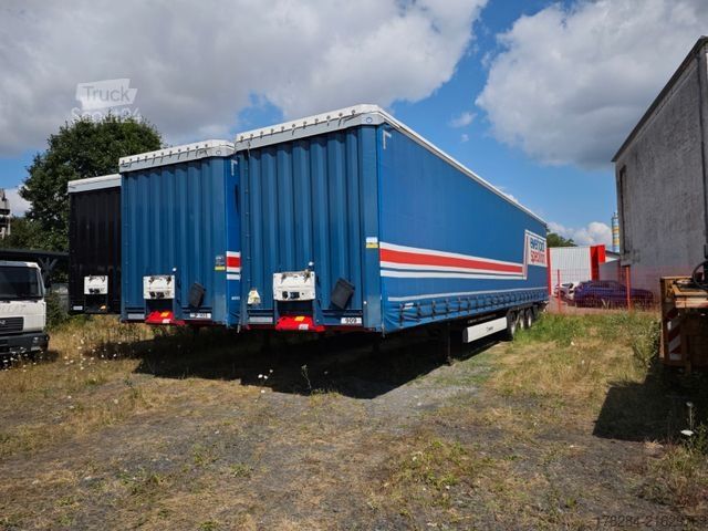 Åben sættevogn med presenning KRONE Mega Lang LKW SAF-Achsen Hubdach  Multilock