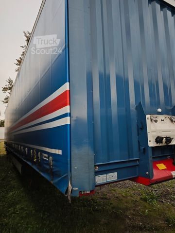 Åben sættevogn med presenning KRONE Mega Lang LKW SAF-Achsen Hubdach  Multilock