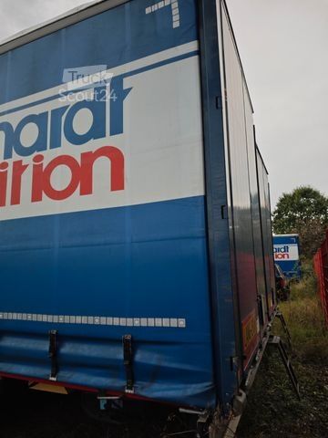 Åben sættevogn med presenning KRONE Mega Lang LKW SAF-Achsen Hubdach  Multilock