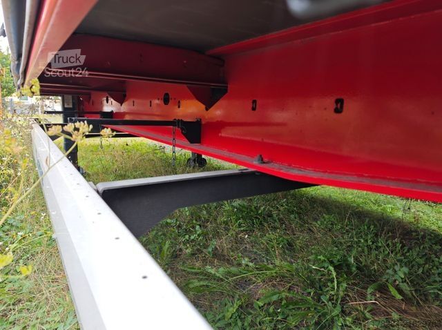 Åben sættevogn med presenning KRONE Mega Lang LKW SAF-Achsen Hubdach  Multilock