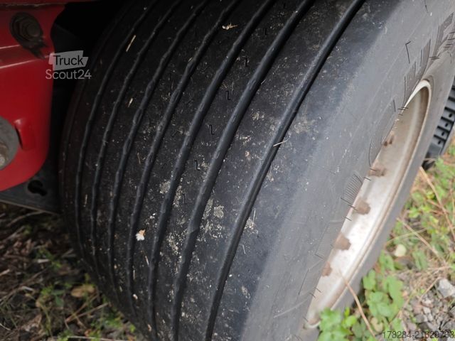 Åben sættevogn med presenning KRONE Mega Lang LKW SAF-Achsen Hubdach  Multilock