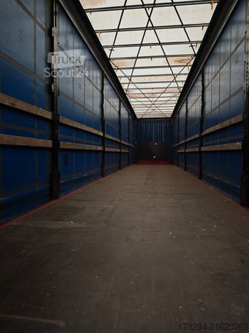 Åben sættevogn med presenning KRONE Mega Lang LKW SAF-Achsen Hubdach  Multilock