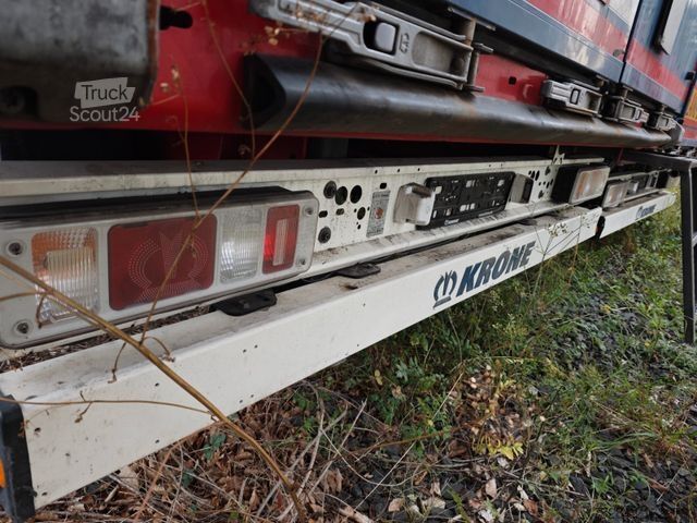 Åben sættevogn med presenning KRONE Mega Lang LKW SAF-Achsen Hubdach  Multilock