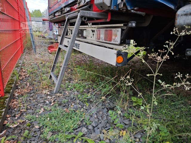 Åben sættevogn med presenning KRONE Mega Lang LKW SAF-Achsen Hubdach  Multilock