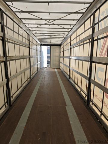 Semi-remorque bâchée KÖGEL MEGA Hubdach, Vario FIX, 1. Liftachse