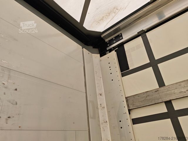 Semi-remorque bâchée KÖGEL MEGA Hubdach, Vario FIX, 1. Liftachse