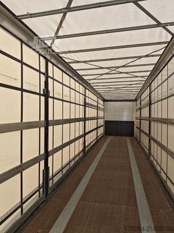 Semi-remorque bâchée KÖGEL MEGA Hubdach, Vario FIX, 1. Liftachse