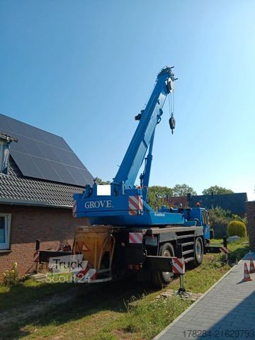 Truck mounted crane GROVE GMK 2035 Double Fly Jib 48 Meter  4*4