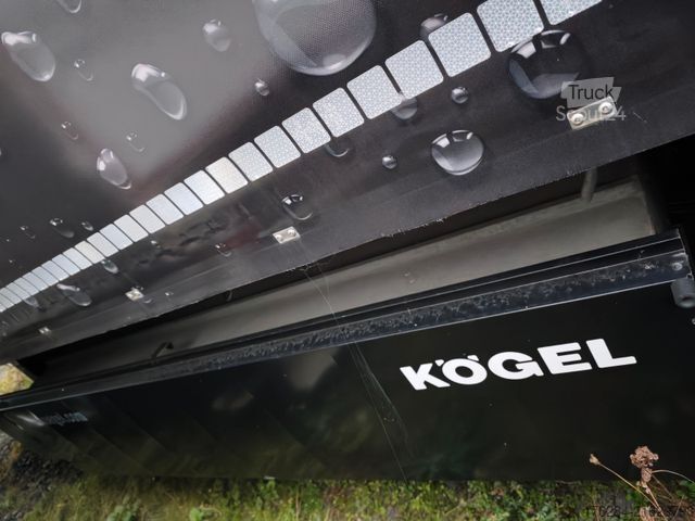 Semi-remorque bâchée KÖGEL S24 SafeServer RSAB Quickslide Liftachs Paletten