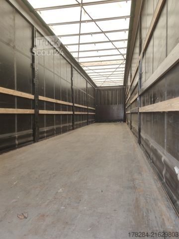 Åben sættevogn med presenning KRONE Mega Liner SZP 18 Edscha, hydraulisches Hubdach