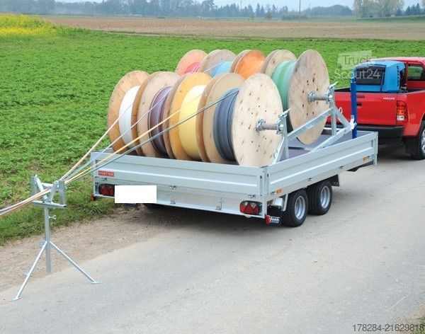 Aanhangwagen HIRTH Vetter TRG 8120 TRA 8120 Kabeltrommel variabel