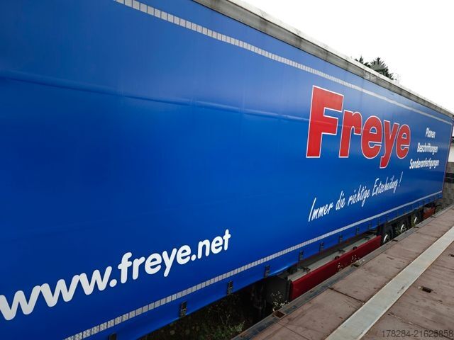 Åben sættevogn med presenning KRONE SDP 27 Profi RSAB  2*Lift  Alu  2*Palettenkasten