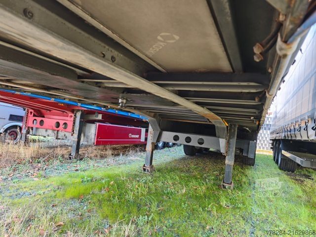 Semi-remorque bâchée KÖGEL S24-1  BPW ECO-Achsen Liftachse Vario Fix