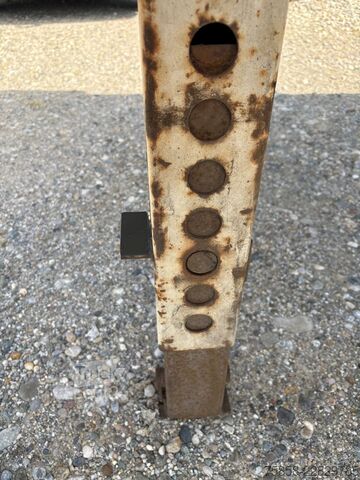 Wissellaadbak platform Wecon Verzinkte 7,82m Plattform niedrig 150 mm