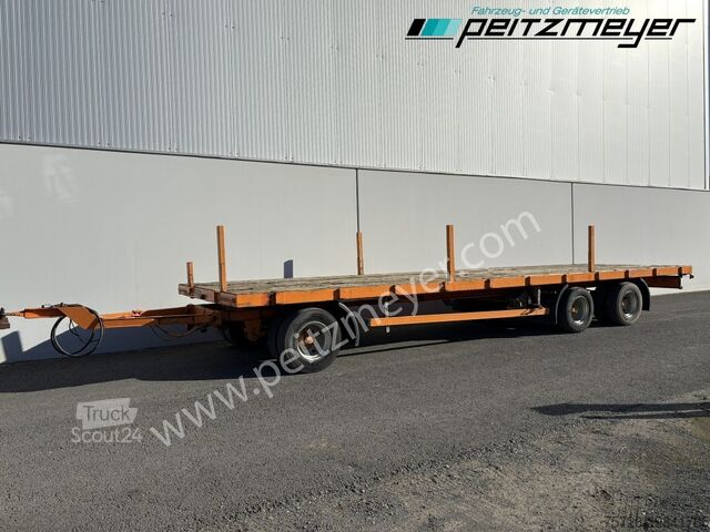 مقطورة مفتوحة  Plateau - Anhänger 3 Achs, blattgefedert, zwillingsbereift