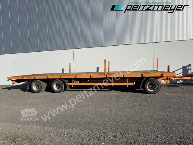 مقطورة مفتوحة  Plateau - Anhänger 3 Achs, blattgefedert, zwillingsbereift
