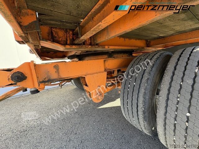 مقطورة مفتوحة  Plateau - Anhänger 3 Achs, blattgefedert, zwillingsbereift