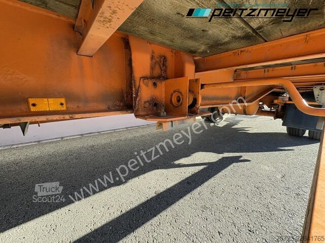 مقطورة مفتوحة  Plateau - Anhänger 3 Achs, blattgefedert, zwillingsbereift